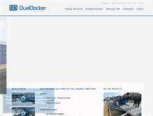 Tablet Screenshot of dualdocker.com